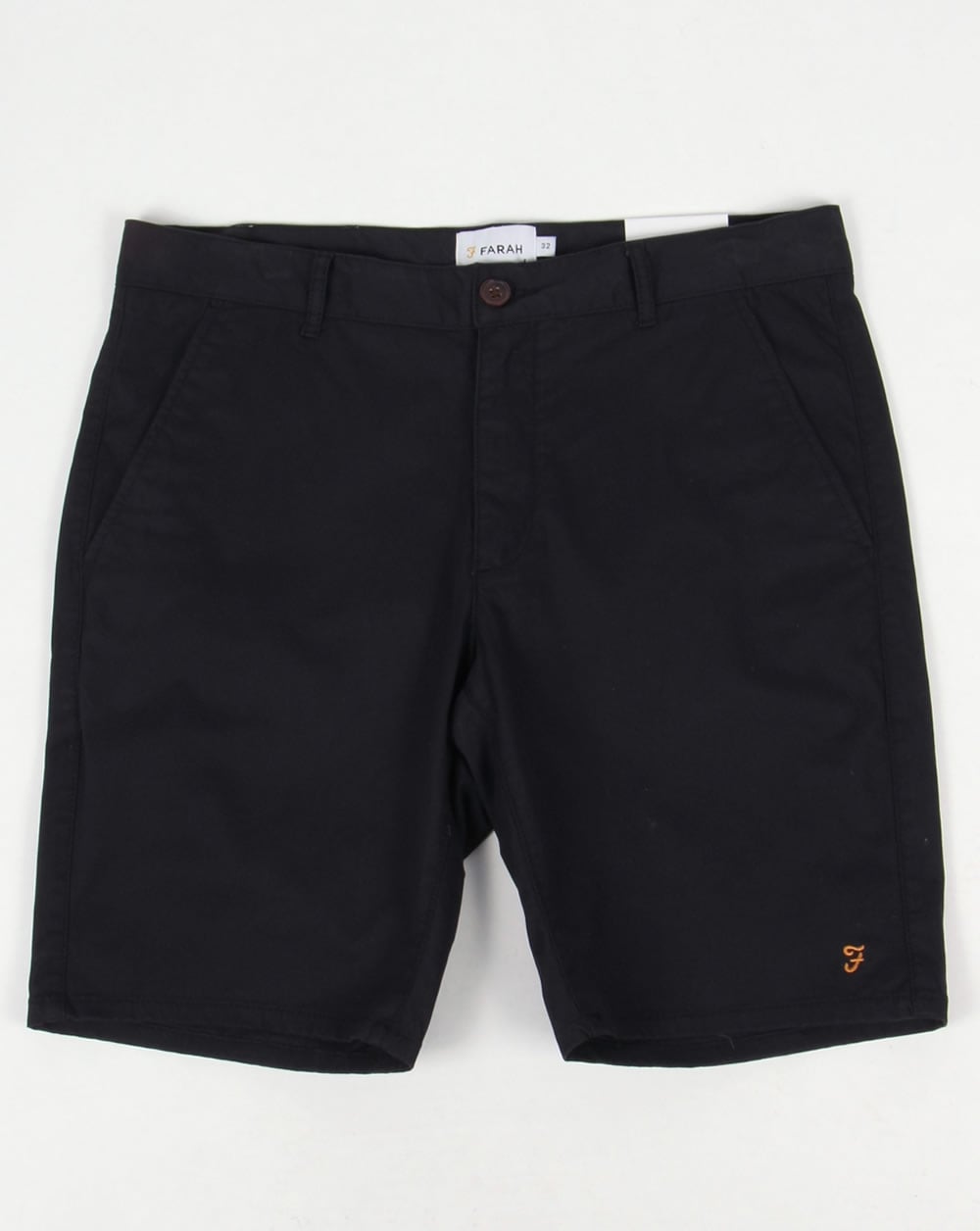 Farah Hawk Chino Twill Shorts True Navy