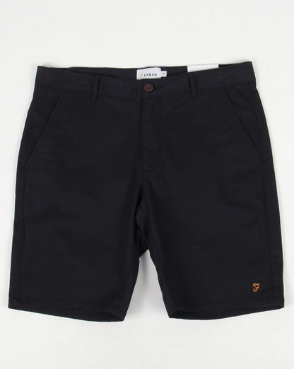 Farah Hawk Chino Twill Shorts True Navy