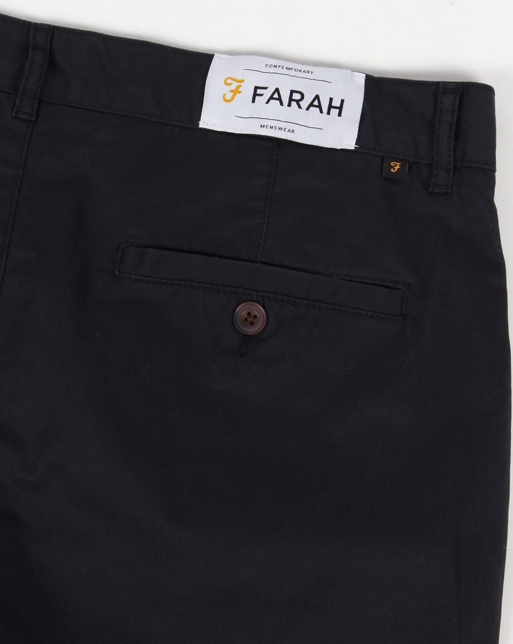 Farah Hawk Chino Twill Shorts True Navy