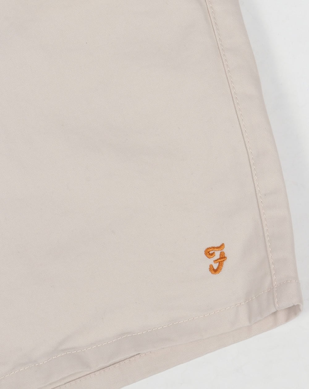 Farah Hawk Chino Twill Shorts Pebble