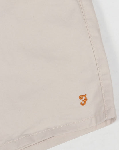 Farah Hawk Chino Twill Shorts Pebble