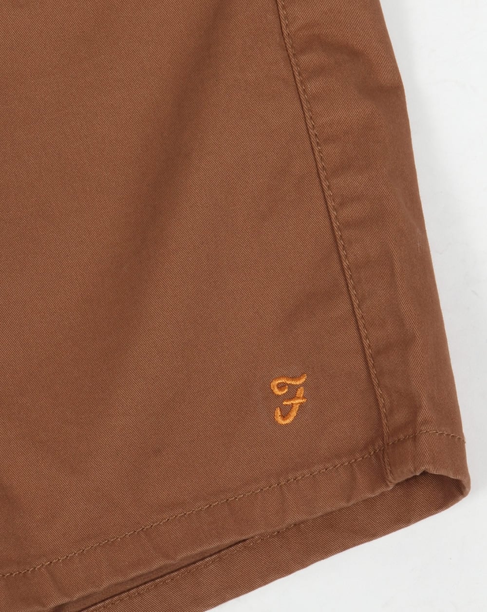 Farah Hawk Chino Twill Shorts Camel