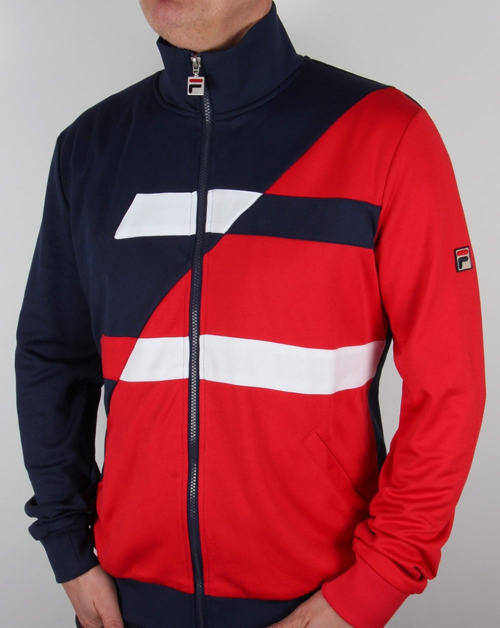 Fila Vintage Azzaro Track Top Navy/Red