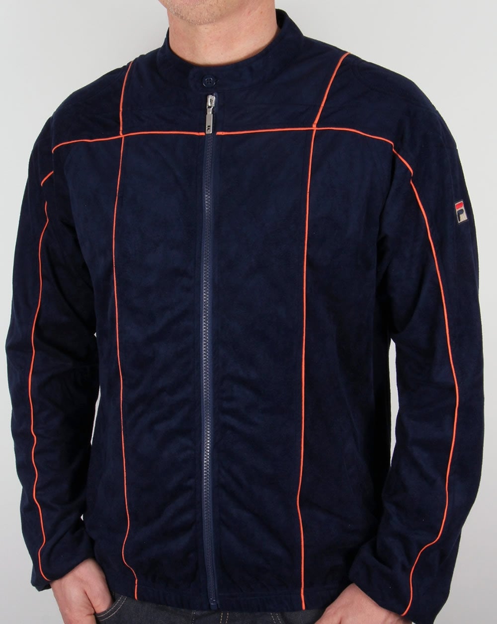 Fila Vintage Terrinda Mk3 Track Top Navy/Orange