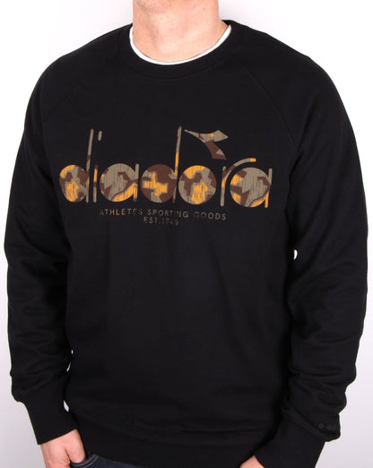Diadora Logo Sweatshirt Black