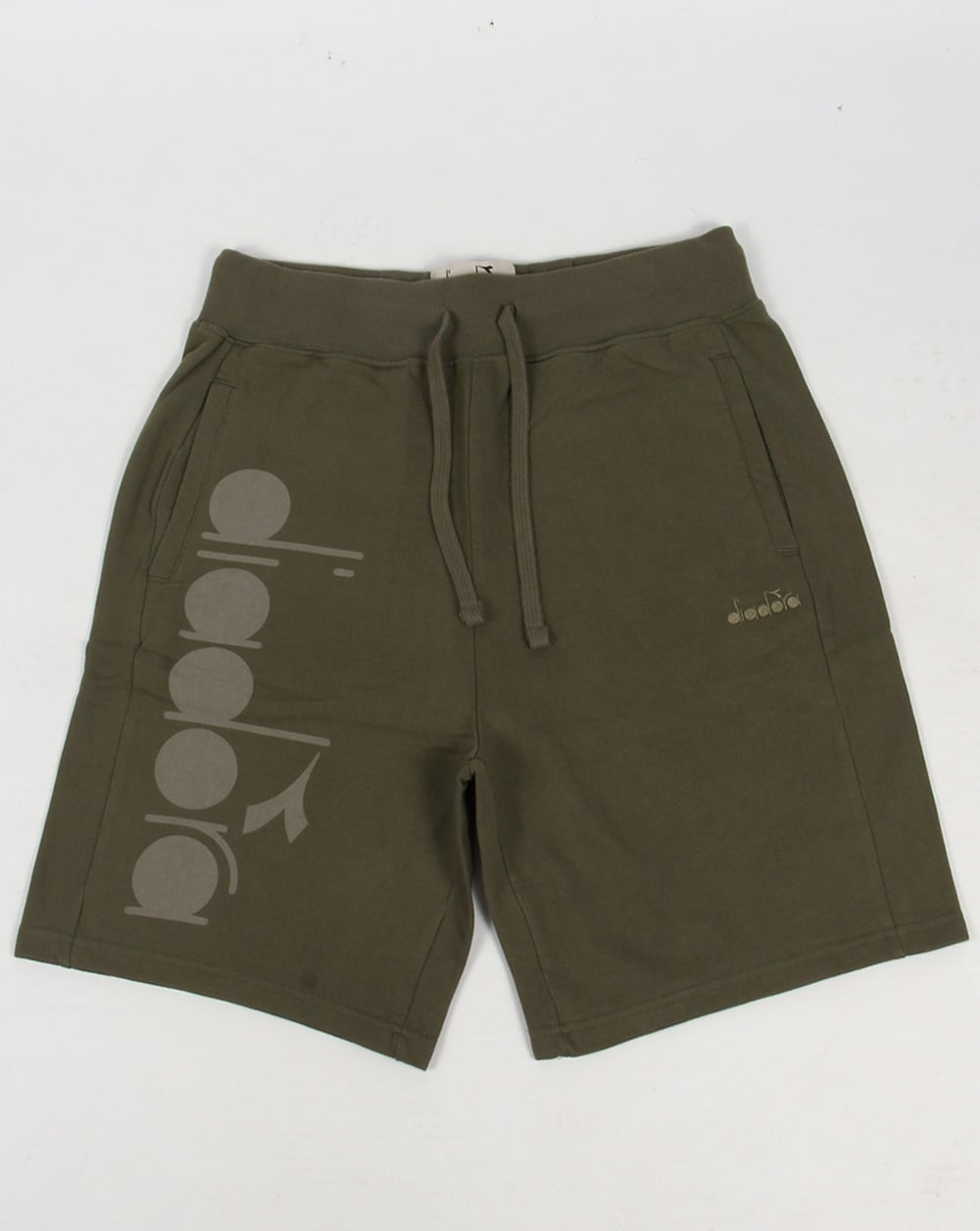 Diadora Bermuda Sweat Shorts Green Mushroom