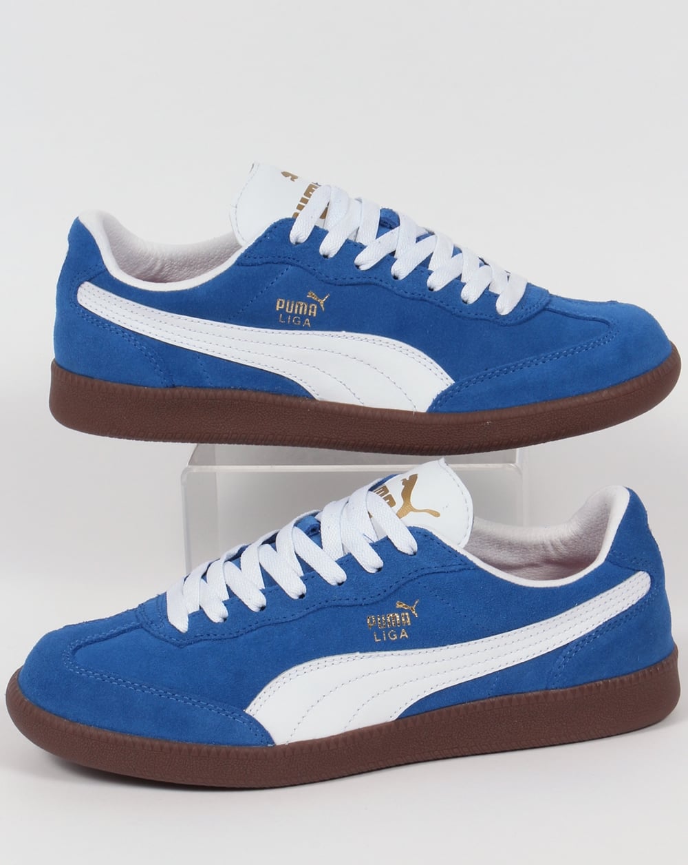 Puma Liga Suede Trainers Blue/White