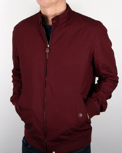Pretty Green Dalton Harrington Burgundy