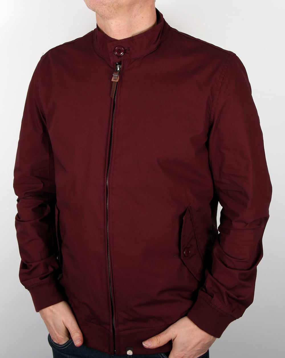 Pretty Green Dalton Harrington Burgundy