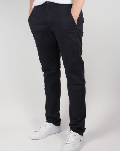 Farah Twill Chino Trousers True Navy