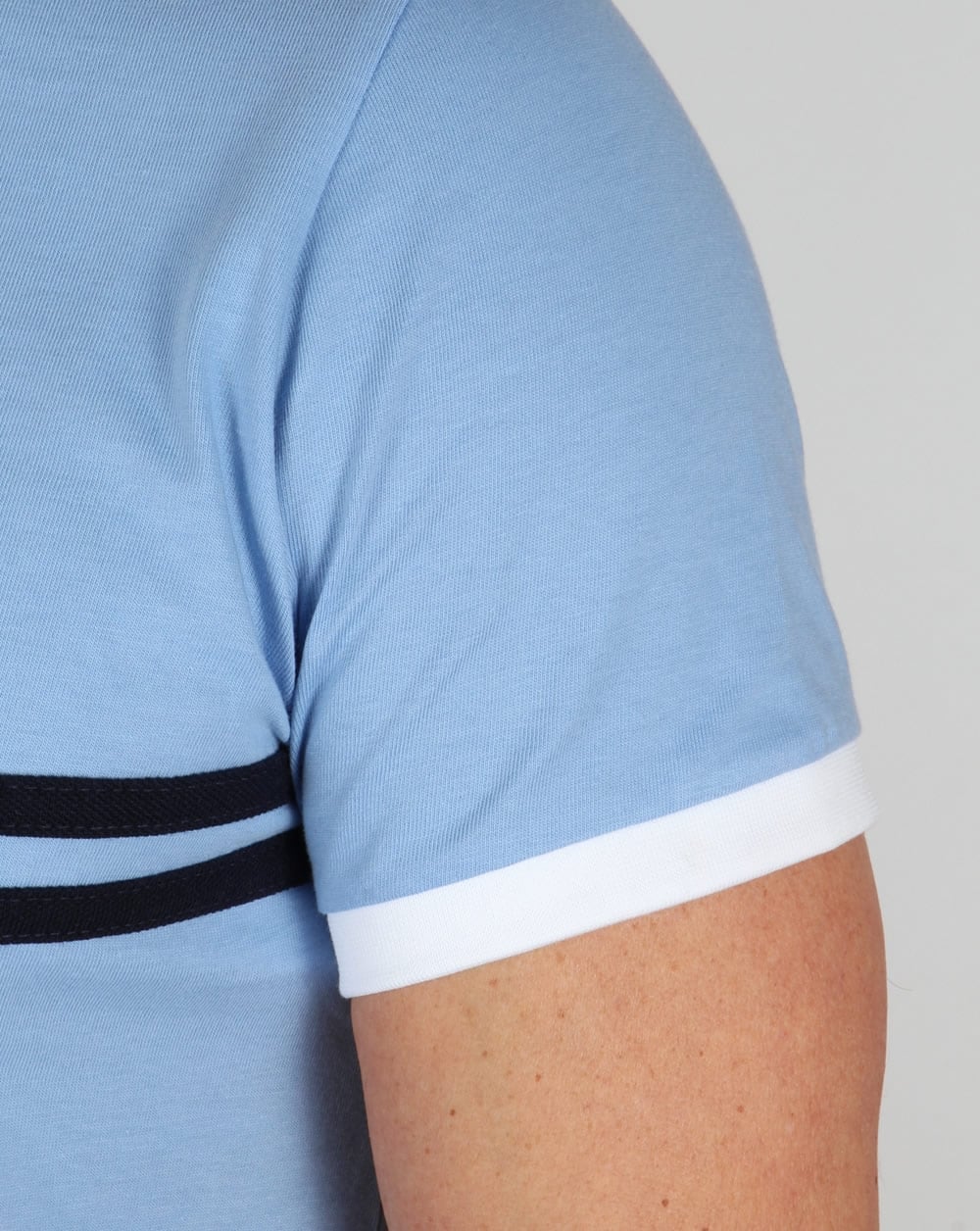 Sergio Tacchini Super Mac T-shirt Sky Blue/White
