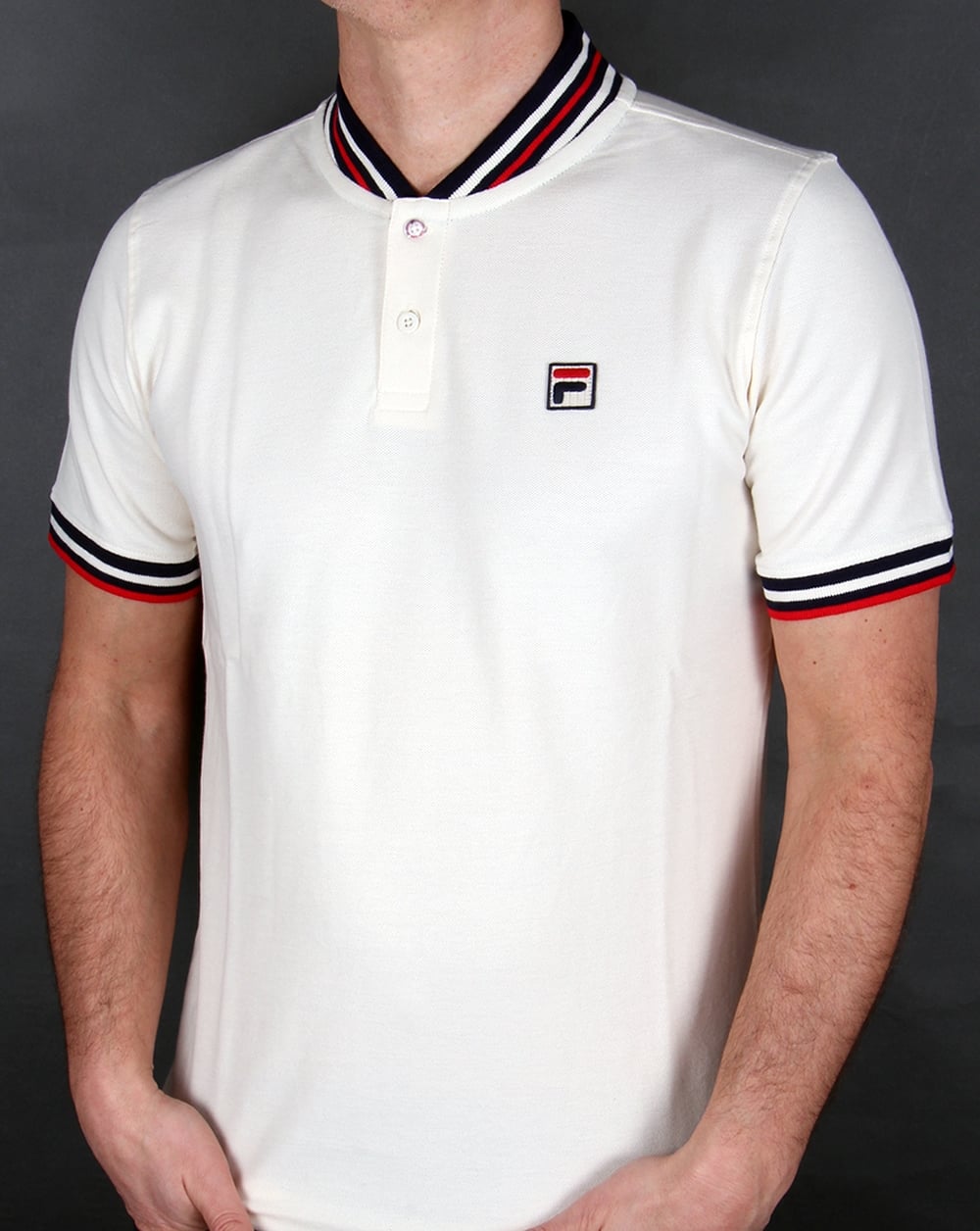 Fila Vintage Skipper Polo Shirt Gardenia