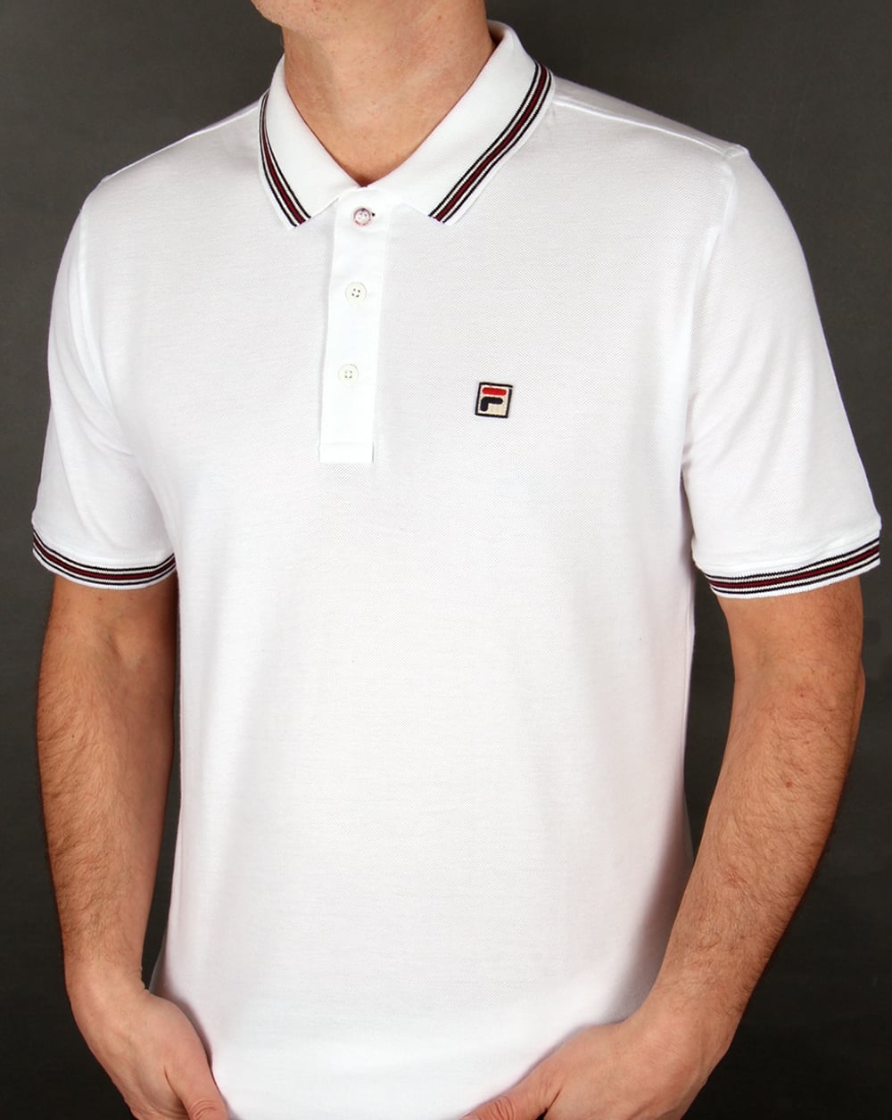 Fila Vintage Matcho 4 Polo Shirt White