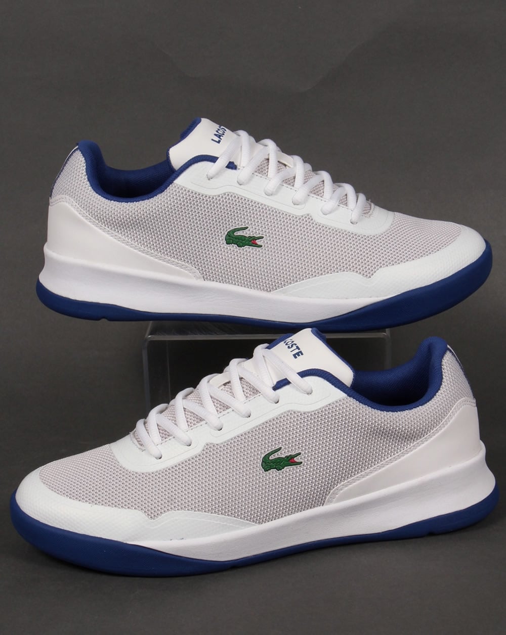 Lacoste LT Spirit 117 Trainers White/Blue