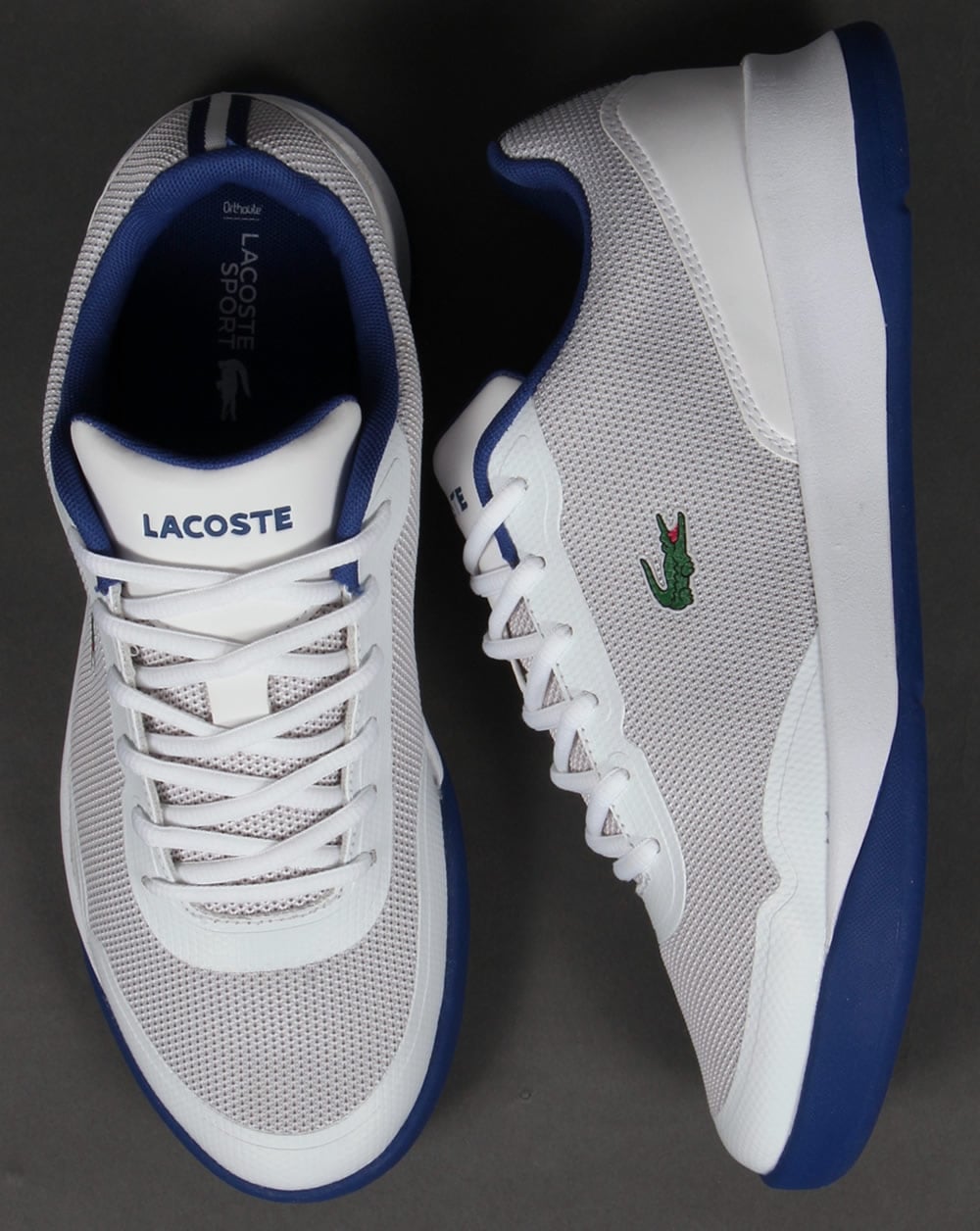 Lacoste LT Spirit 117 Trainers White/Blue