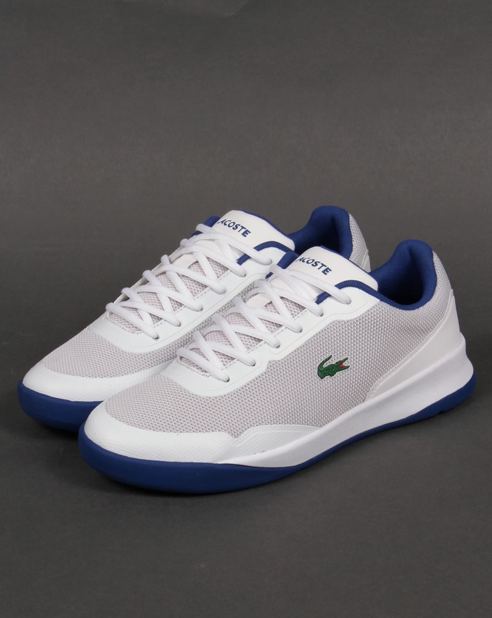 Lacoste LT Spirit 117 Trainers White/Blue