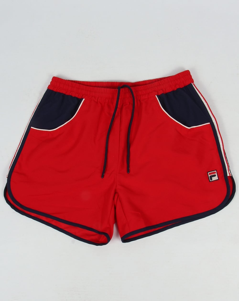 Fila Vintage Tomas Beach Swim Shorts Red