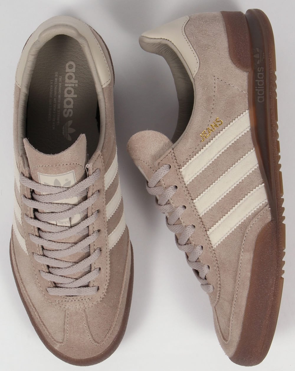 Adidas Jeans Trainers Stone Natural