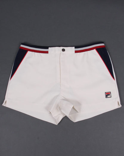 Fila Vintage High Tide 3 Shorts Gardenia/Navy/Red