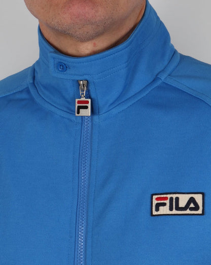 Fila Vintage 5 Stripe Track Top Ocean Blue/White