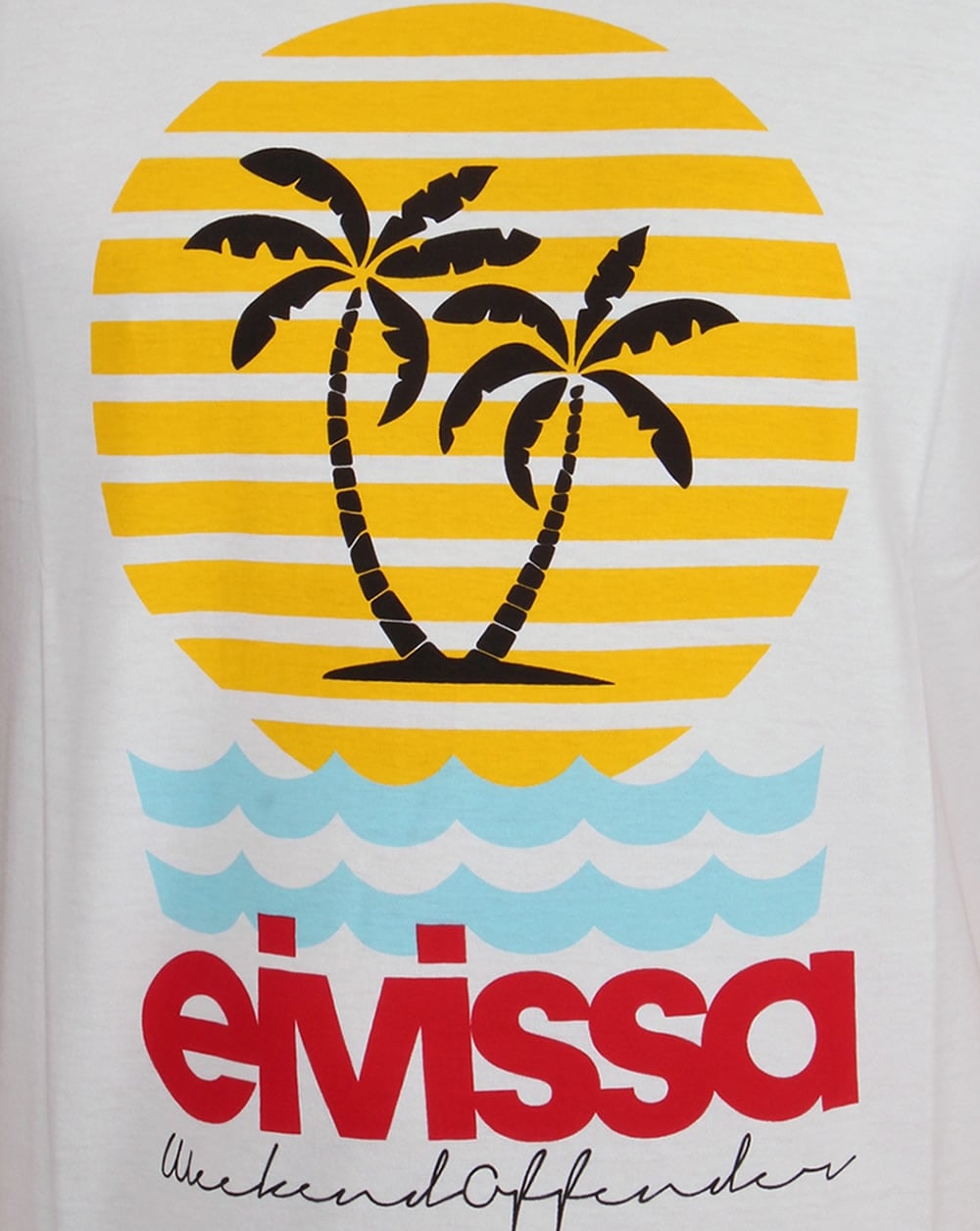 Weekend Offender Eivissa T Shirt White