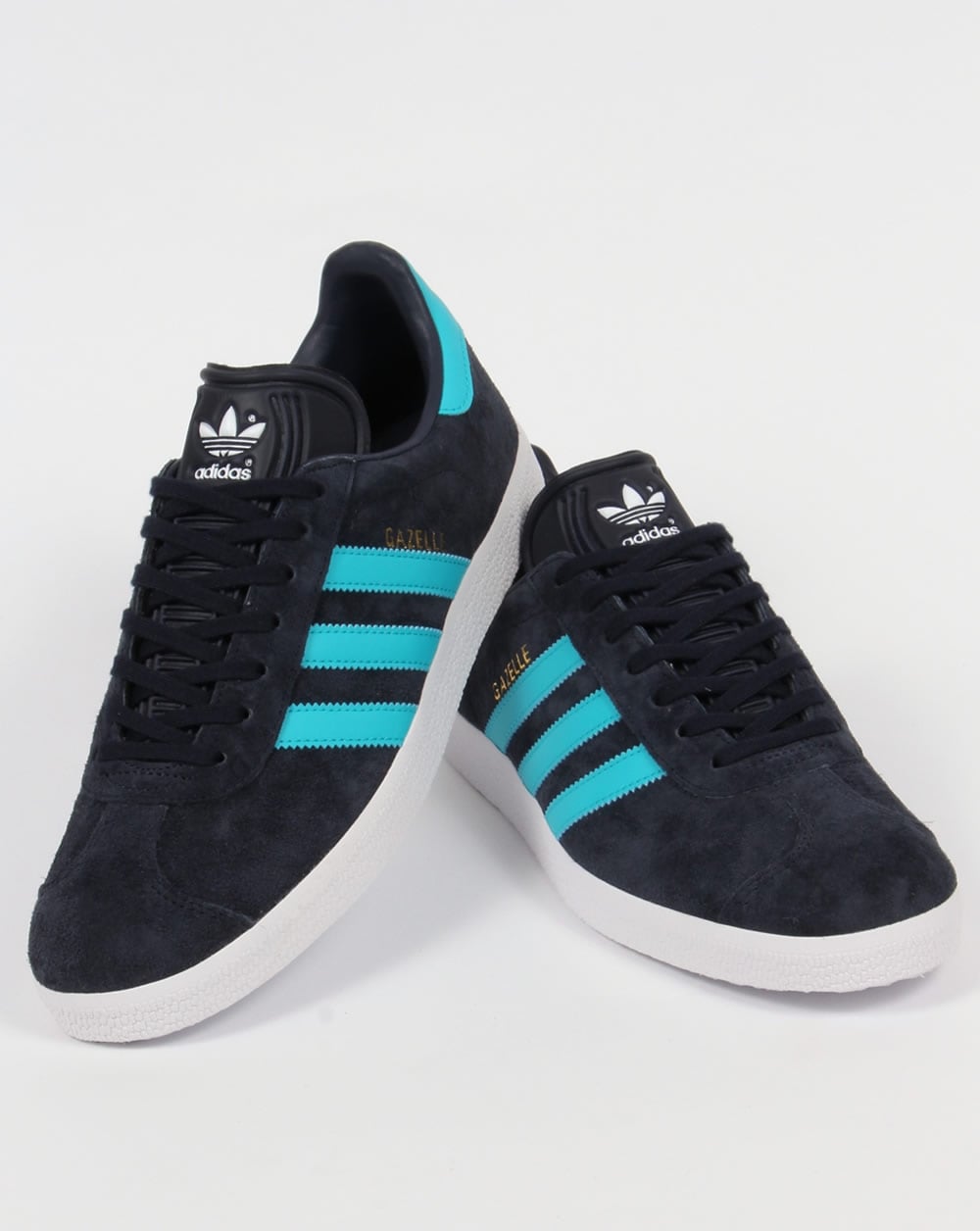 Adidas Gazelle Trainers Navy Blue/Bright Blue