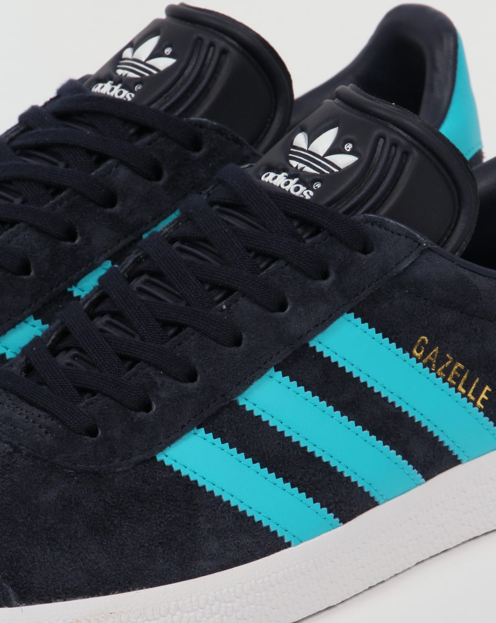 Adidas Gazelle Trainers Navy Blue/Bright Blue