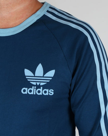 Adidas Originals Adicolour Long Sleeve T-shirt Shadow Blue/Clear Blue