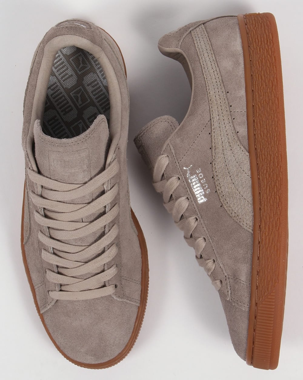 Puma Suede Citi Trainers Stone