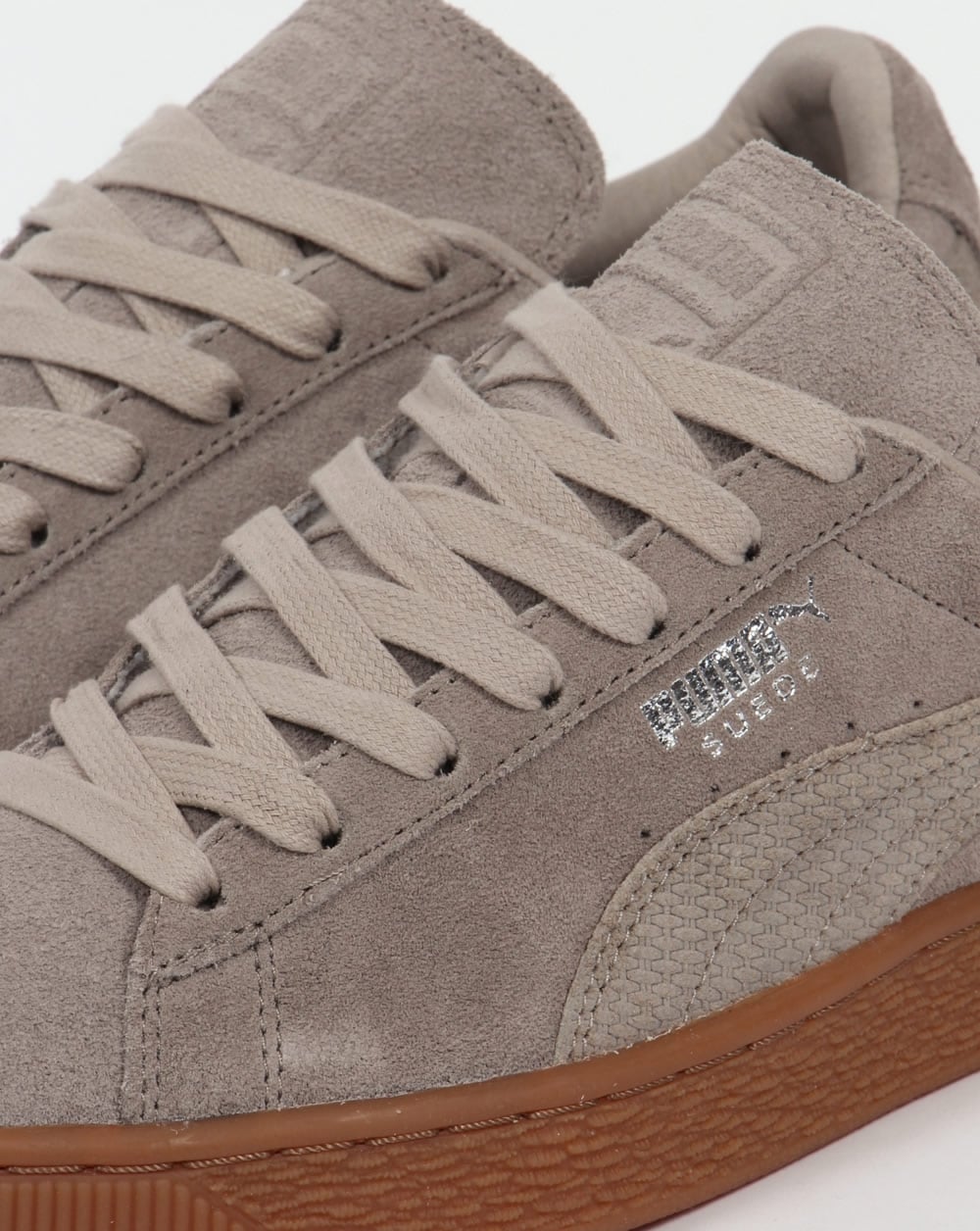 Puma Suede Citi Trainers Stone