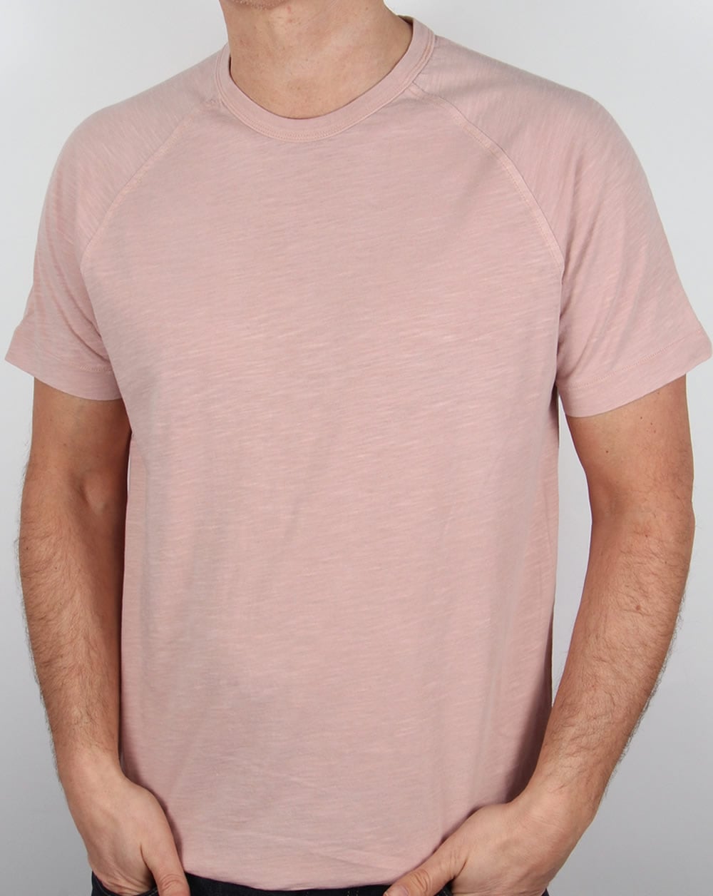 Ymc Television Raglan T Shirt Pink