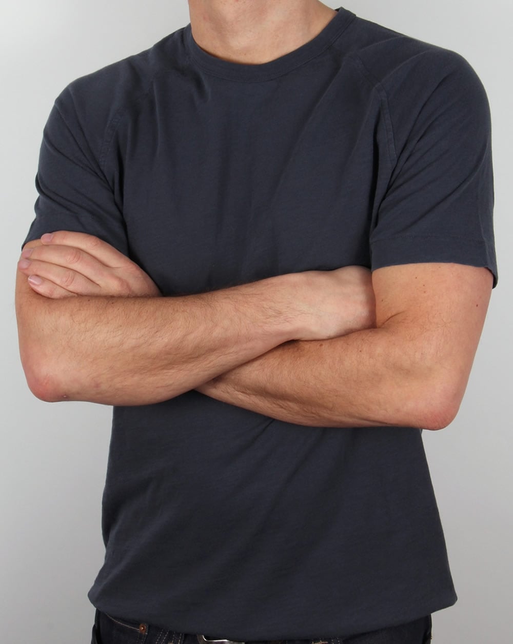 Ymc Television Raglan T Shirt Navy