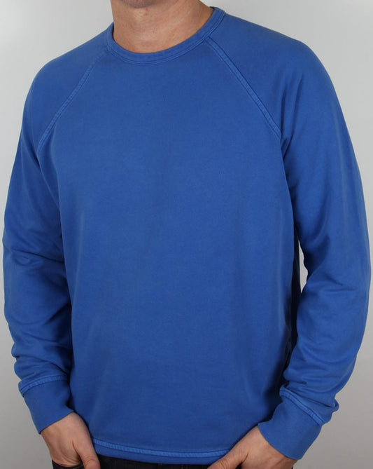 Ymc Almost Grown Sweatshirt Royal Blue