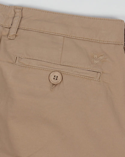 Lyle And Scott Garment Dye Shorts Stone
