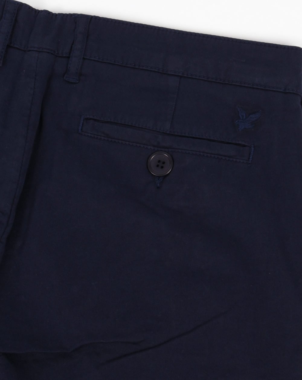 Lyle And Scott Garment Dye Shorts Navy