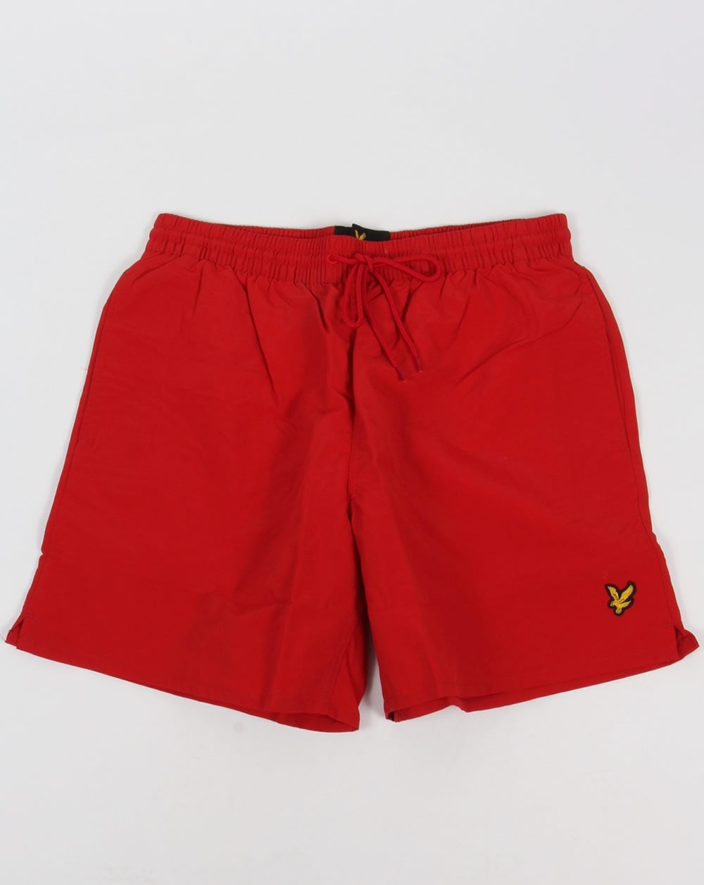 Lyle And Scott Plain Swim Shorts Racing Red