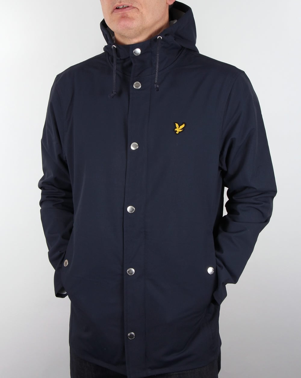 Lyle And Scott Navy Raincoat