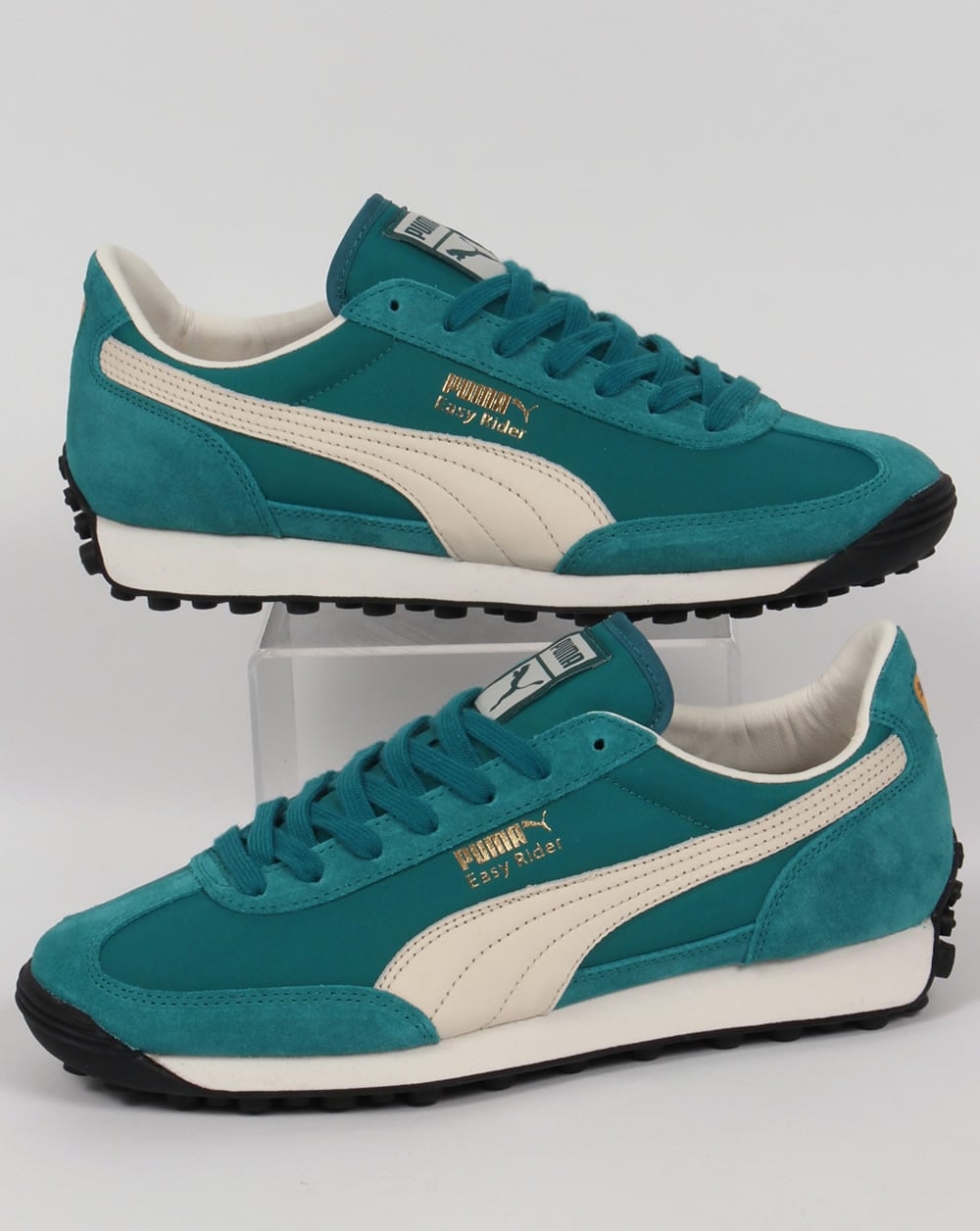 Puma Easy Rider VTG Trainers Harbour Blue/White