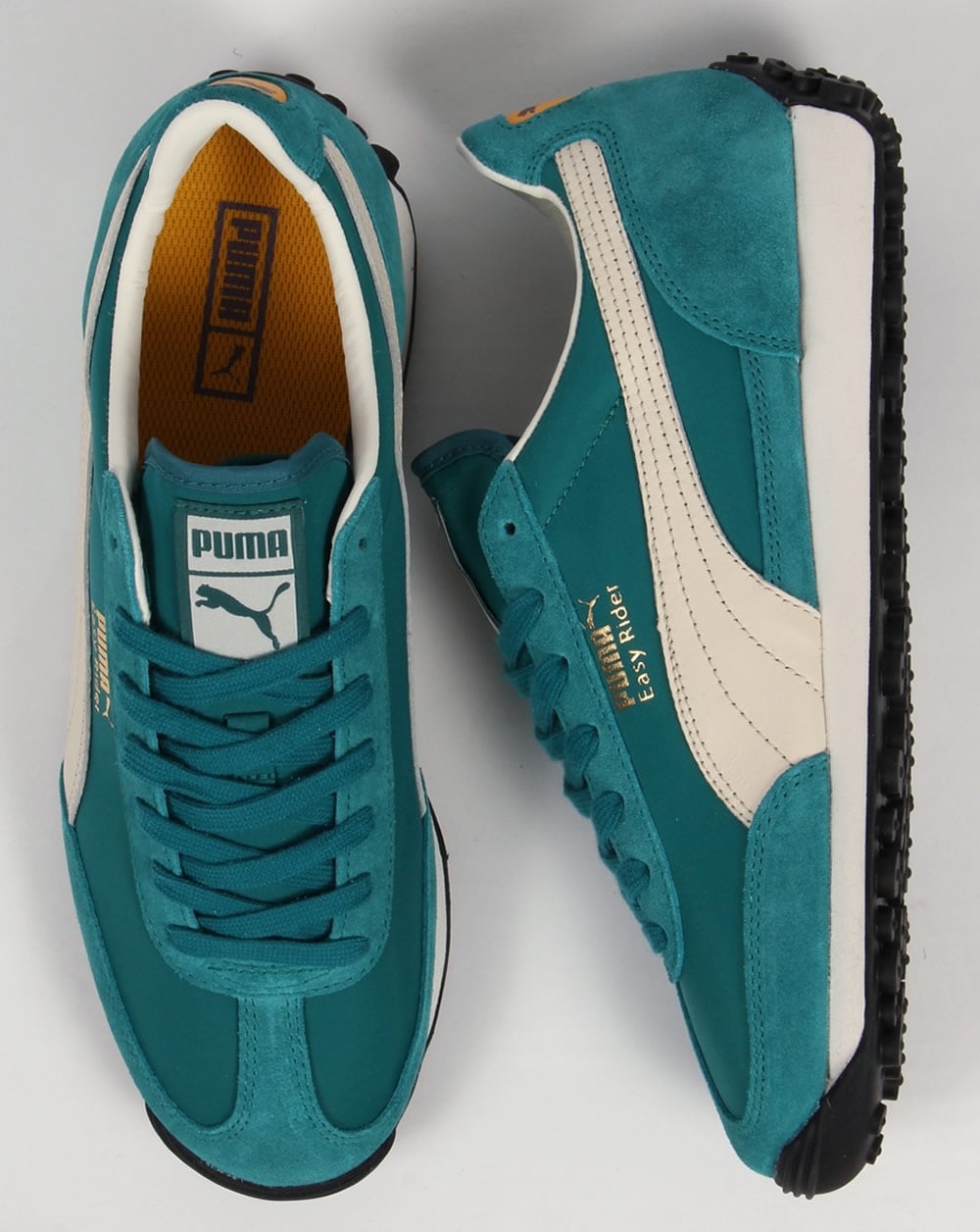 Puma Easy Rider VTG Trainers Harbour Blue/White