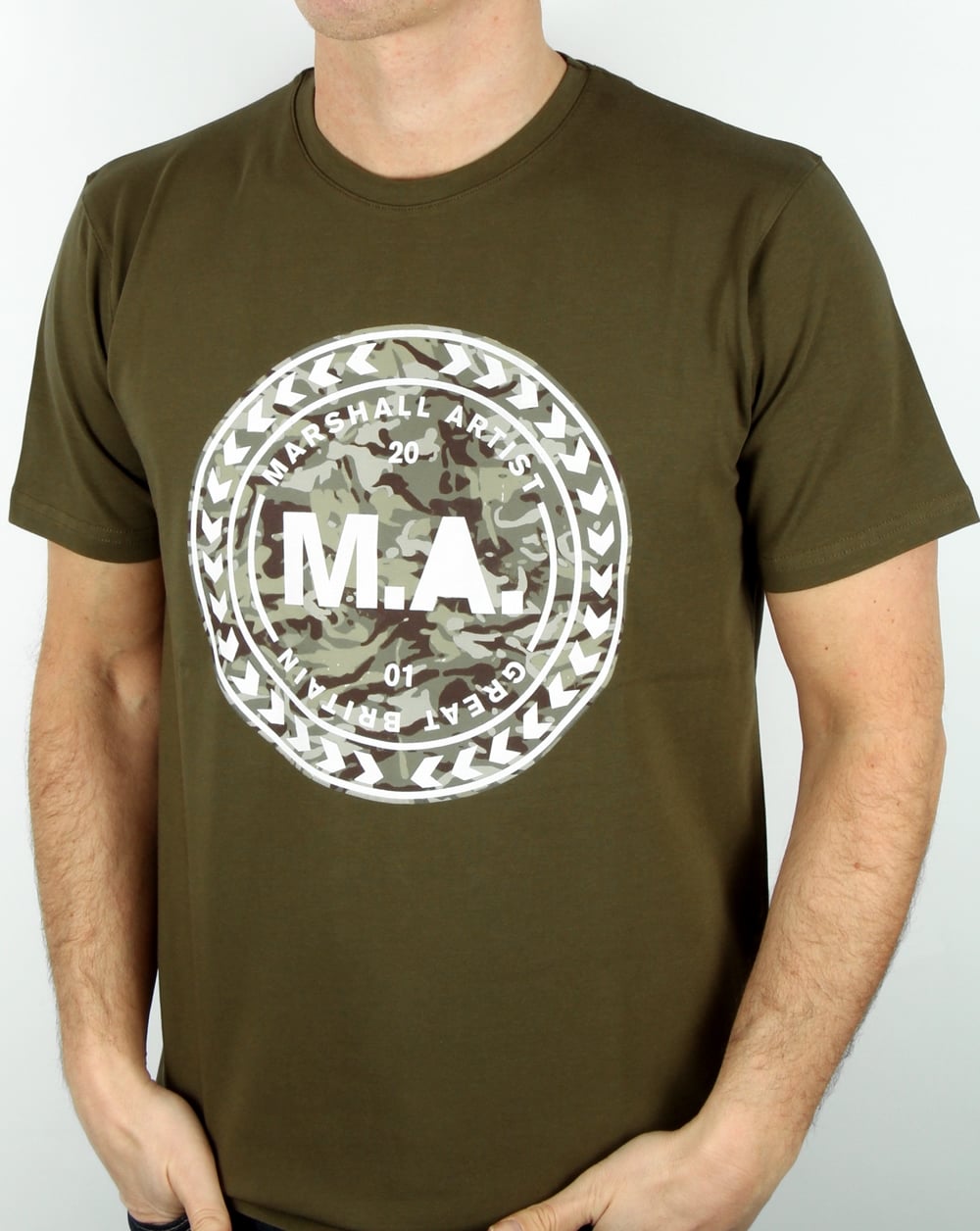 Marshall Artist Mtc Siren Graphic T Shirt Khaki