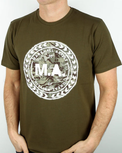 Marshall Artist Mtc Siren Graphic T Shirt Khaki