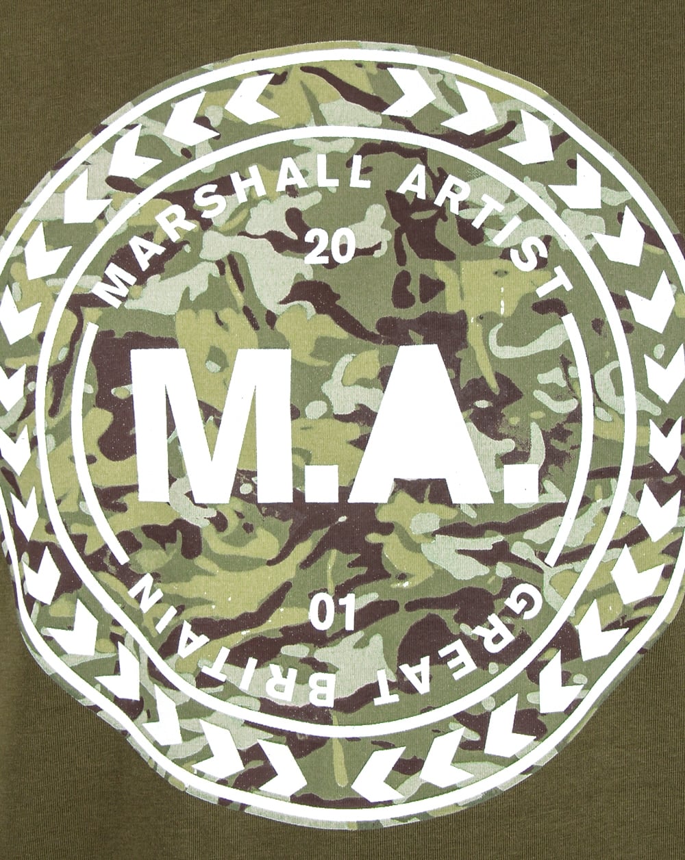 Marshall Artist Mtc Siren Graphic T Shirt Khaki