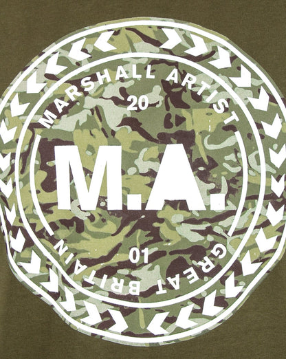 Marshall Artist Mtc Siren Graphic T Shirt Khaki