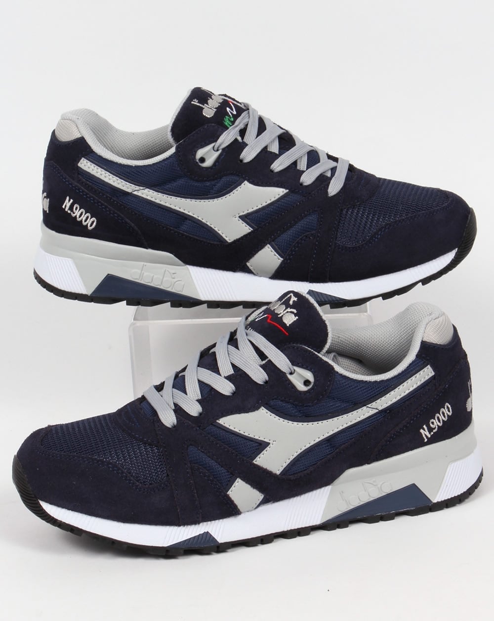 Diadora N9000 NYL Trainers Navy/High Rise