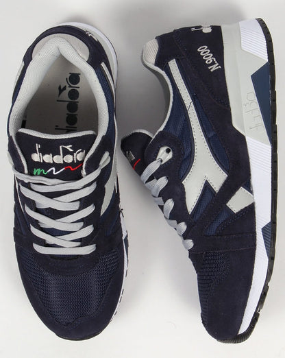 Diadora N9000 NYL Trainers Navy/High Rise
