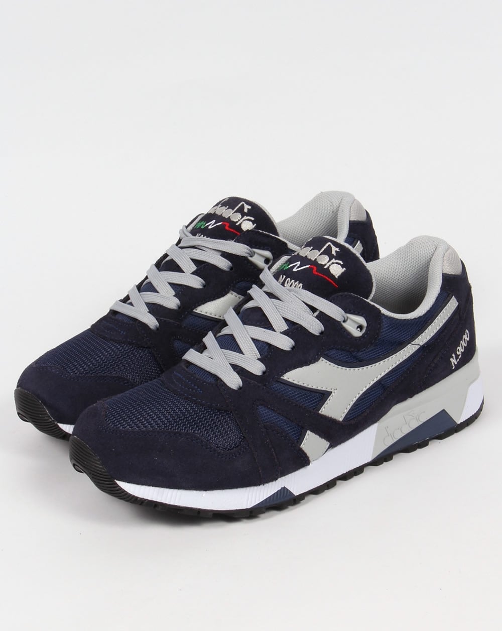 Diadora N9000 NYL Trainers Navy/High Rise