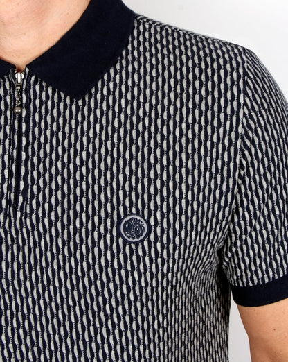 Pretty Green Saunton Polo Shirt Navy
