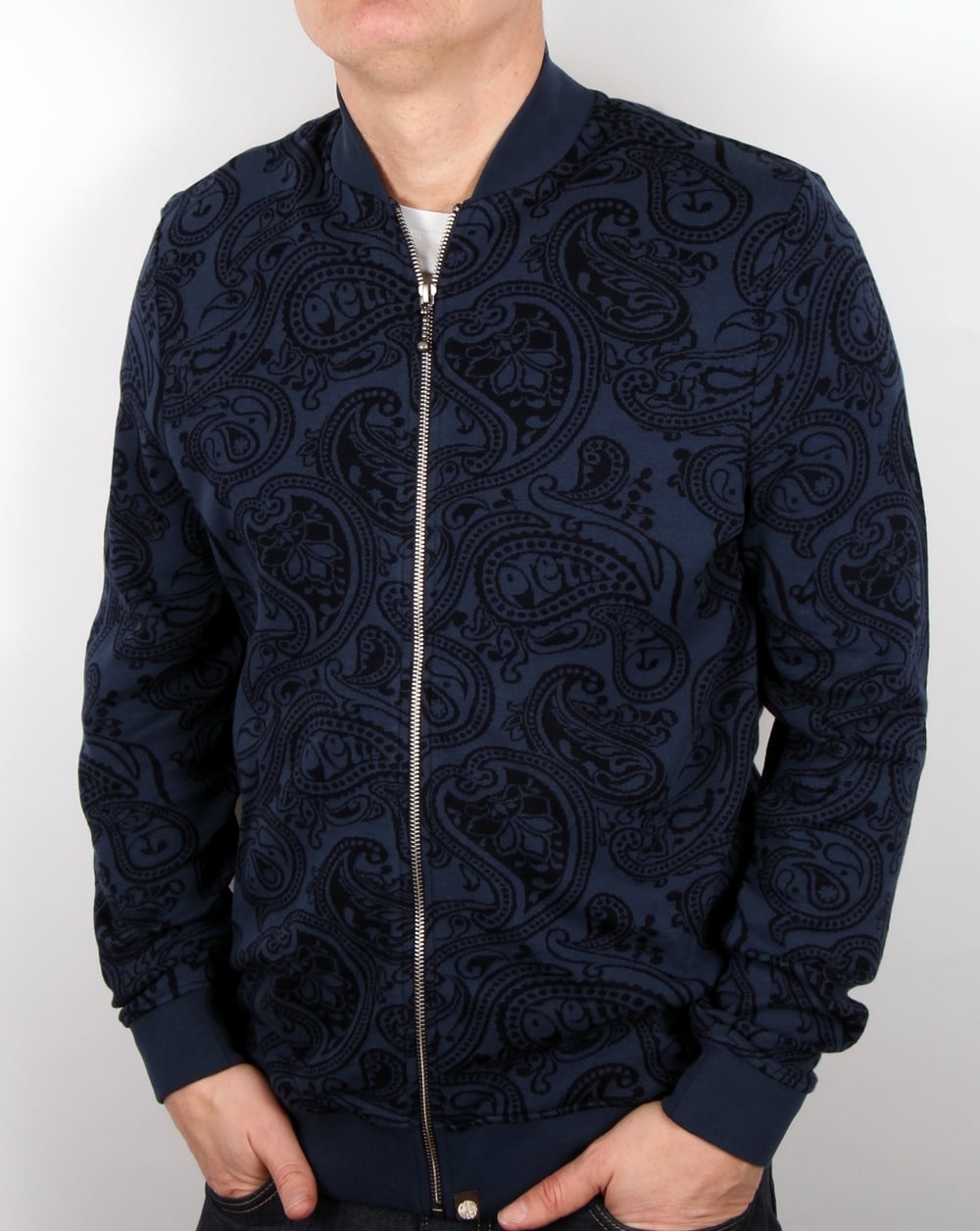 Pretty Green Naseby Track Top Navy