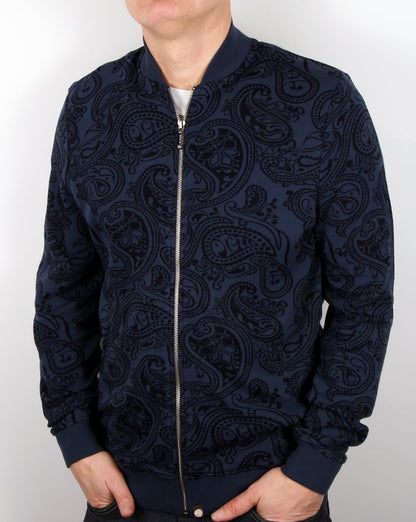 Pretty Green Naseby Track Top Navy