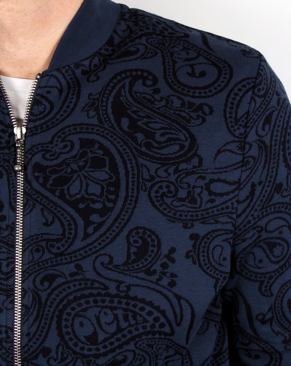 Pretty Green Naseby Track Top Navy